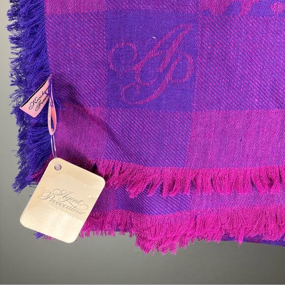 NWT Agent Provocateur RARE Leo Scarf Leopard Cheetah Pink Purple - Picture 5 of 8